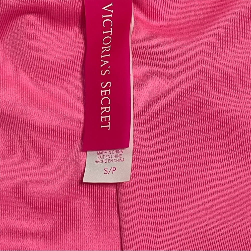 Victoria's Secret Vibrant Pink Bikini with Striped Detail - Picture 8 of 11